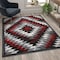 Flash Furniture Red 5' x 7' Diamond Patterned Area Rug OKR-RG1106-57-RD-GG - alternate 2